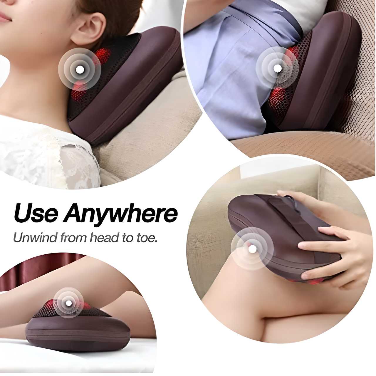 RelaxPro Massager Pillow – Instant Relief Anywhere, Anytime