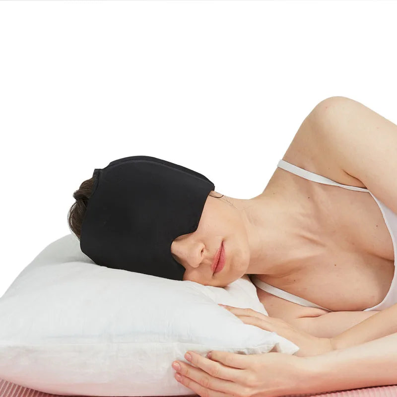 Migraine Relief Cap – Hot & Cold Therapy Headache Ice Pack Mask