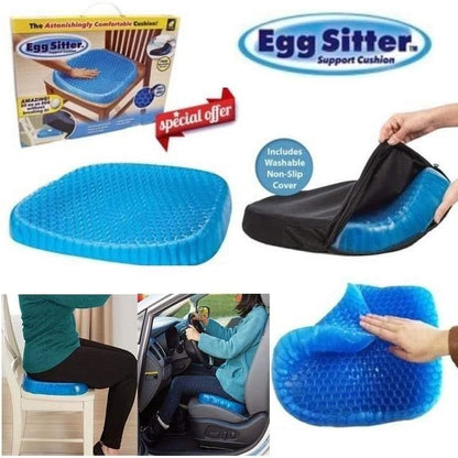 Egg Sitter Gel Flex Support Cushion – Ultimate Comfort for Chair, Car & Home