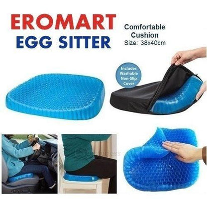 Egg Sitter Gel Flex Support Cushion – Ultimate Comfort for Chair, Car & Home