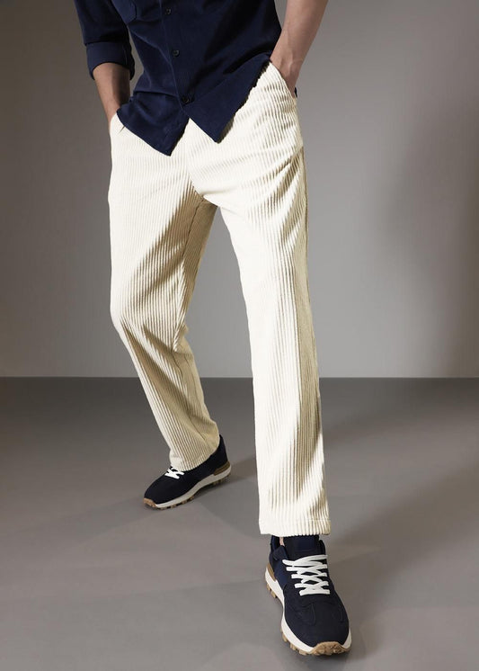 Men's Fabric Stylish Pants (Combo of 2)