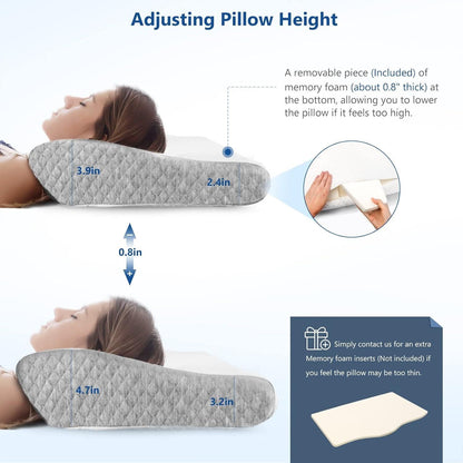 OrthoContour Memory Foam Pillow – Ultimate Neck Pain Relief & Better Sleep